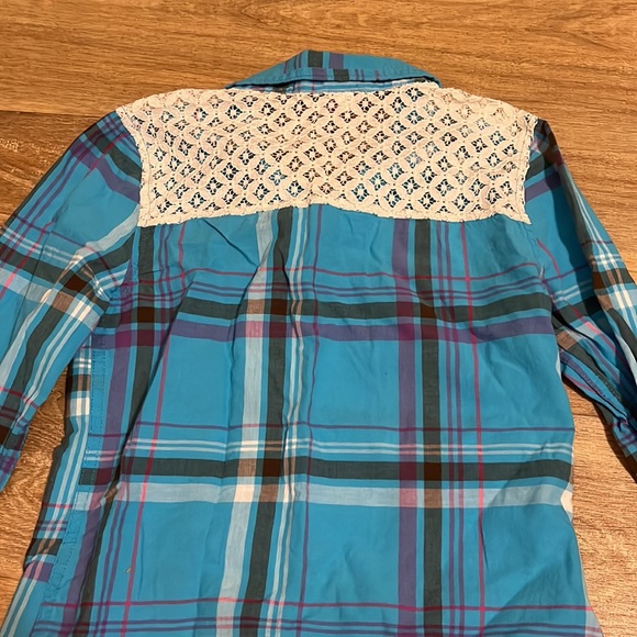 🟡Girls, Arizona, jean longsleeve button-down - Picture 2 of 2